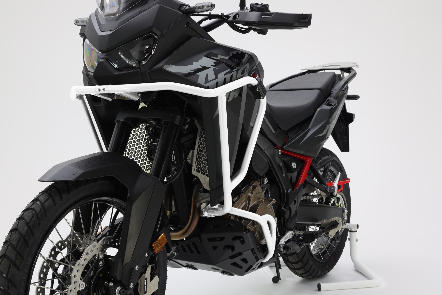 Crash bar in alluminio Bianco Isotta per HONDA CRF 1100 L AFRICA TWIN 2024-2025
