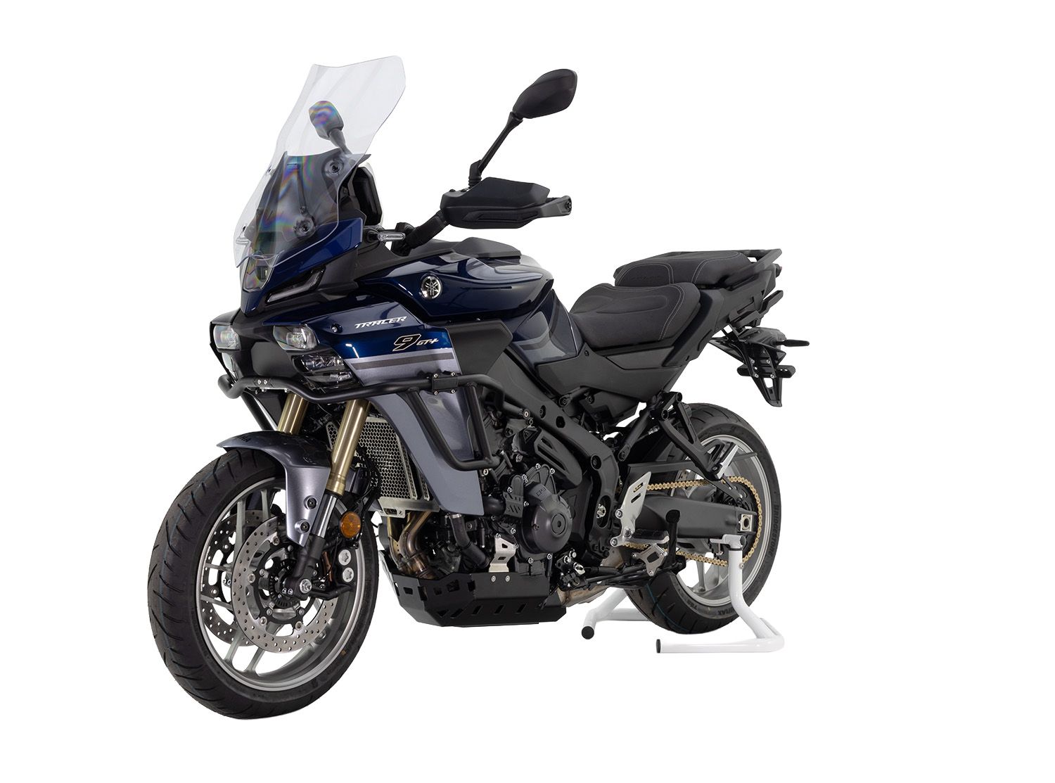 Crash bar superiore in alluminio Nero Isotta per YAMAHA TRACER 9 2025
