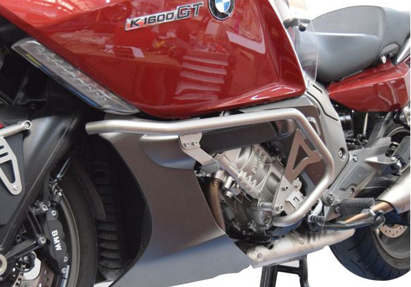 Crash bar superiore sinistro Grigio Isotta per BMW K 1600 GT/GTL 2010-2016