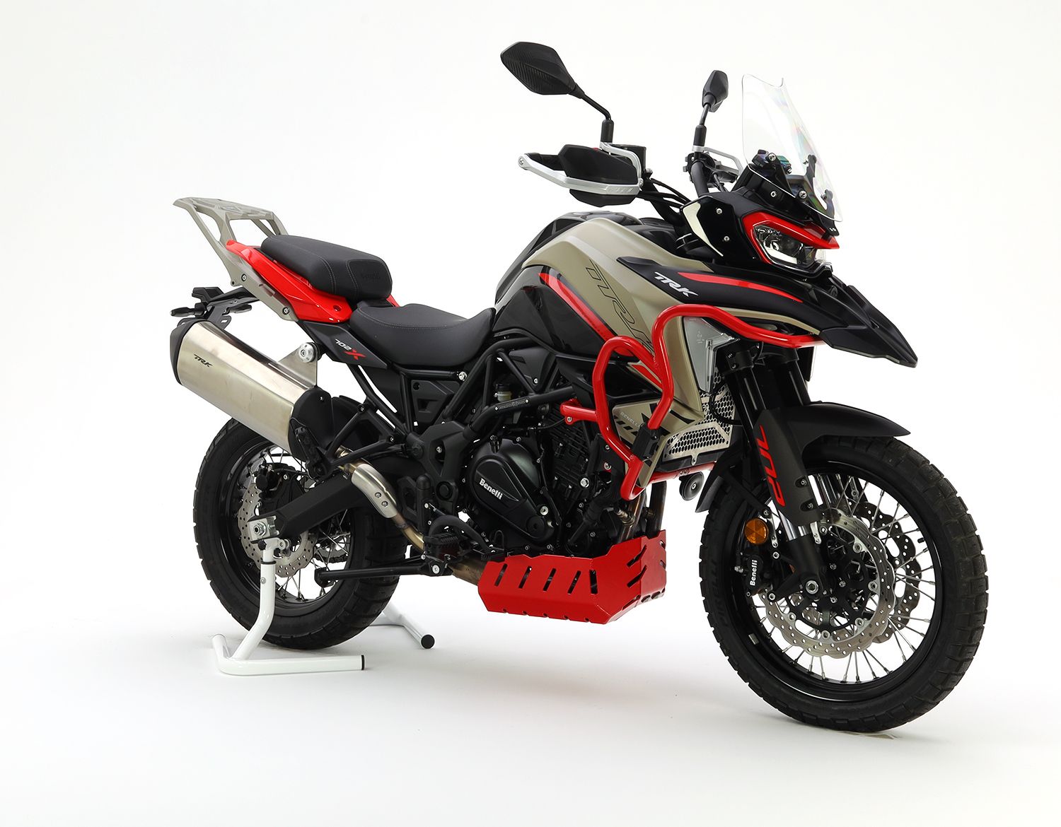 Protezione motore alluminio Rosso Isotta per BENELLI TRK 702 2023-2024