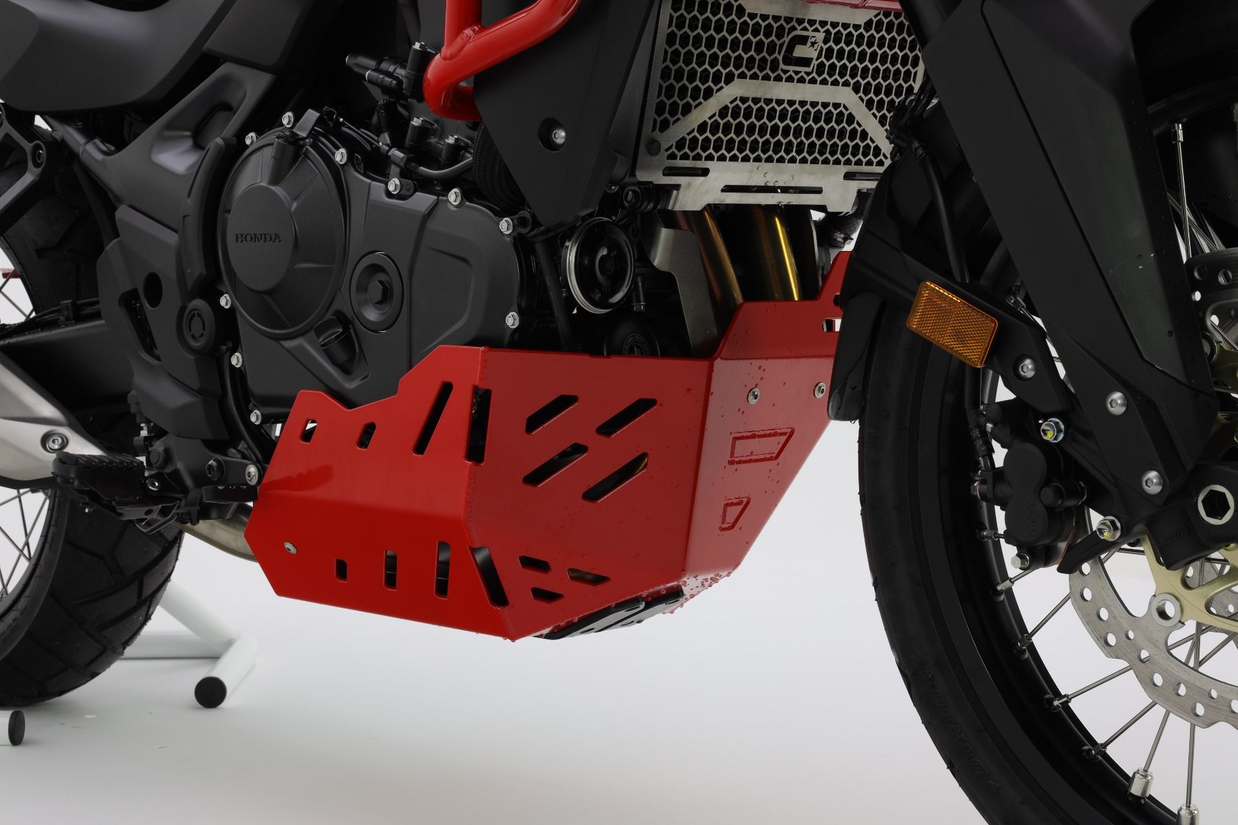 Protezione motore alluminio Rosso Isotta per HONDA XL 750 TRANSALP 2023-2024