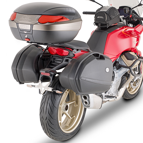 Portavaligie laterale Kappa specifico per valigie K33 MONOKEY SIDE per MOTO GUZZI V100 MANDELLO 2022-2025