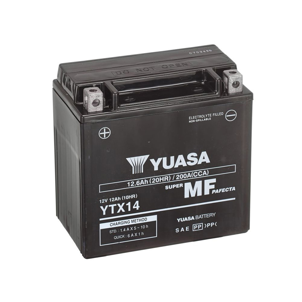 Batteria Yuasa per YAMAHA RAPTOR 660 R 2001-2005