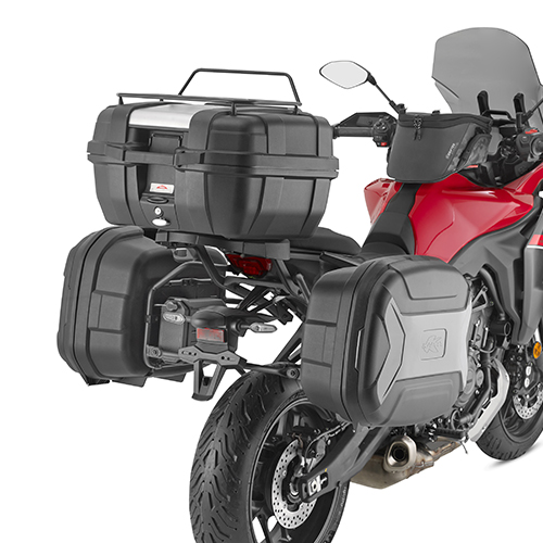 Portavaligie laterale specifico Kappa KL ONE-FIT configurato per valigie MONOKEY per YAMAHA TRACER 7 2025