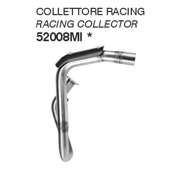 Collettori racing Arrow in Acciaio per YAMAHA WR 125 R 2026