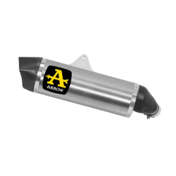 Terminale omologato Arrow Maxi Race Tech Alluminio fondello carbonio per SUZUKI V-STROM 1050 2025-2026