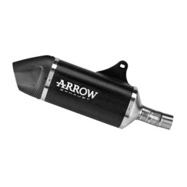 Terminale omologato Arrow Indy-Race Alluminio Dark fondello carbonio per MOTO MORINI ALLTHRIKE 450 2025-2026
