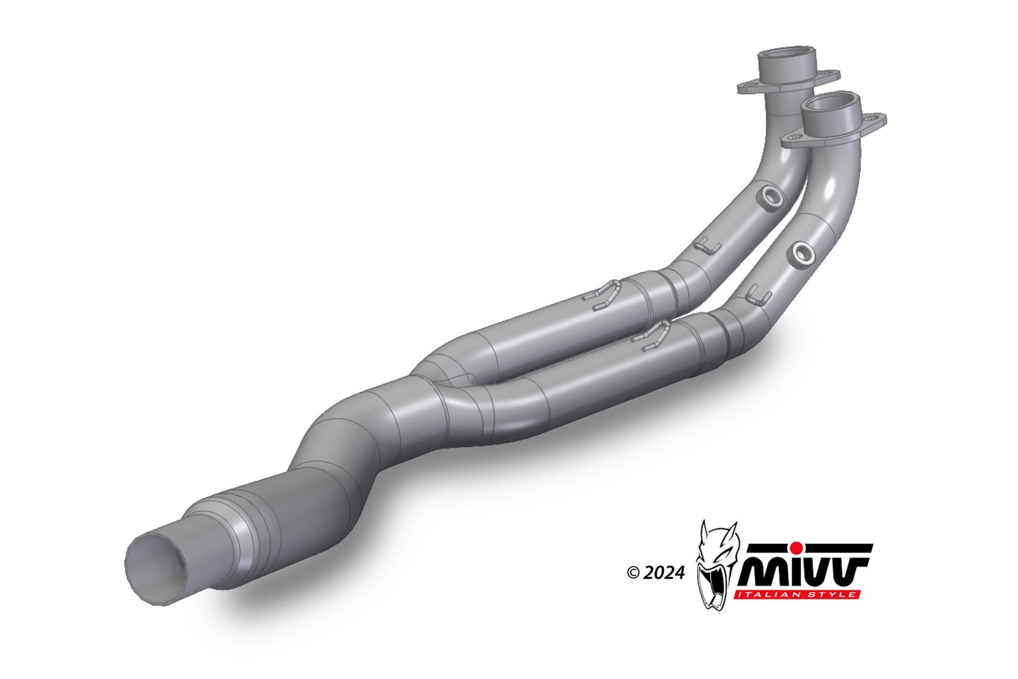 Collettori racing in acciaio Mivv per KYMCO AK 550 2021-2024