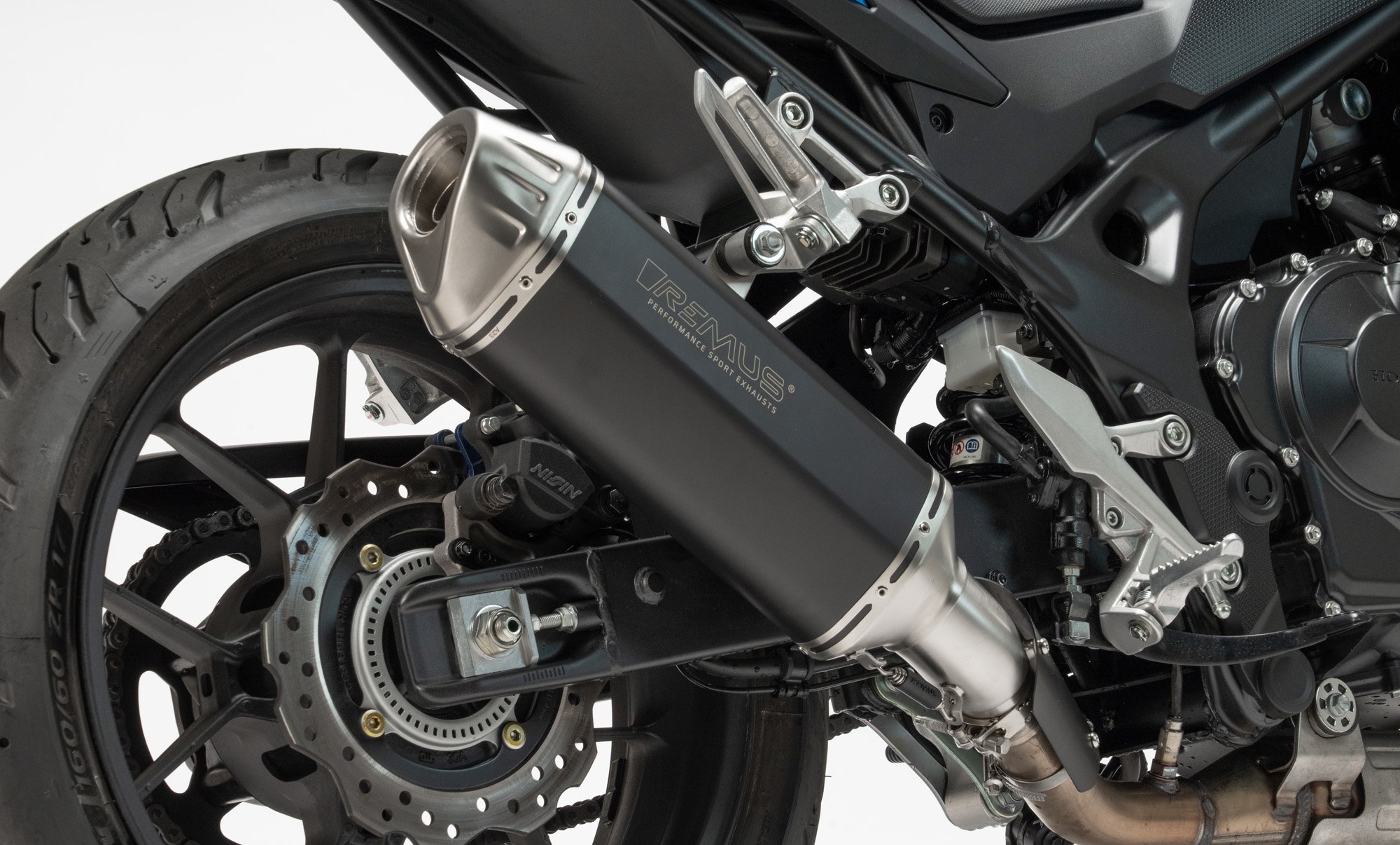 Silenziatore Remus Black Hawk Race omologato per HONDA CB 750 HORNET 2023-2024