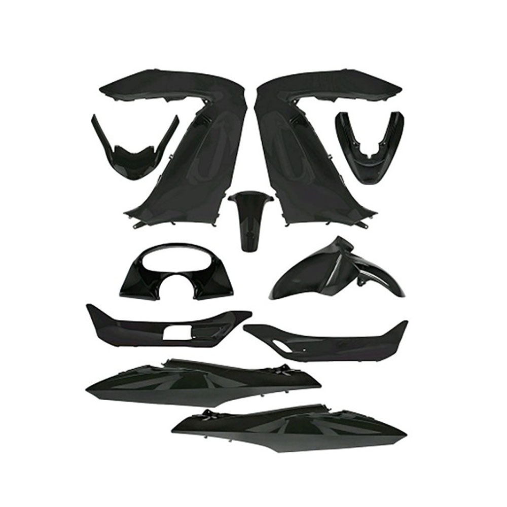 Kit carene stampate ad iniezione Nere per HONDA PCX 125 2011-2013