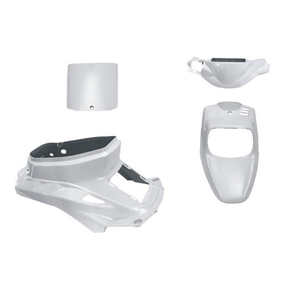 Kit carene stampate ad iniezione Bianche per MBK BOOSTER SPIRIT 50 1996-2003