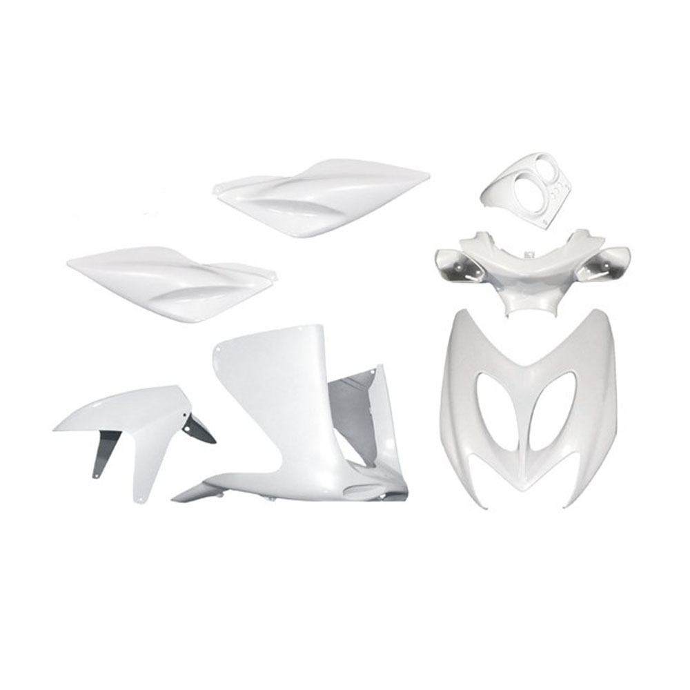 Kit carene stampate ad iniezione Bianche per MBK NITRO 50 1997-2006