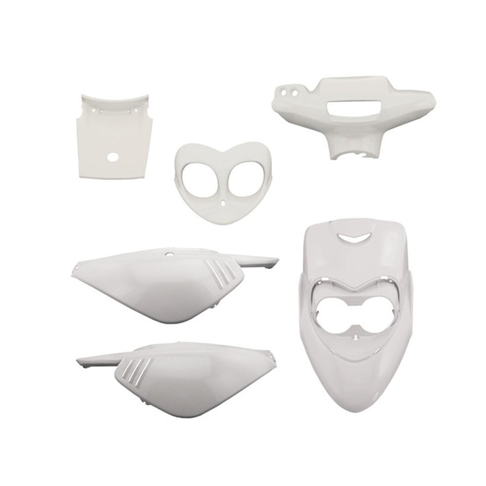 Kit carene stampate ad iniezione Bianche per MBK BOOSTER 50 N.G. 1995-2003
