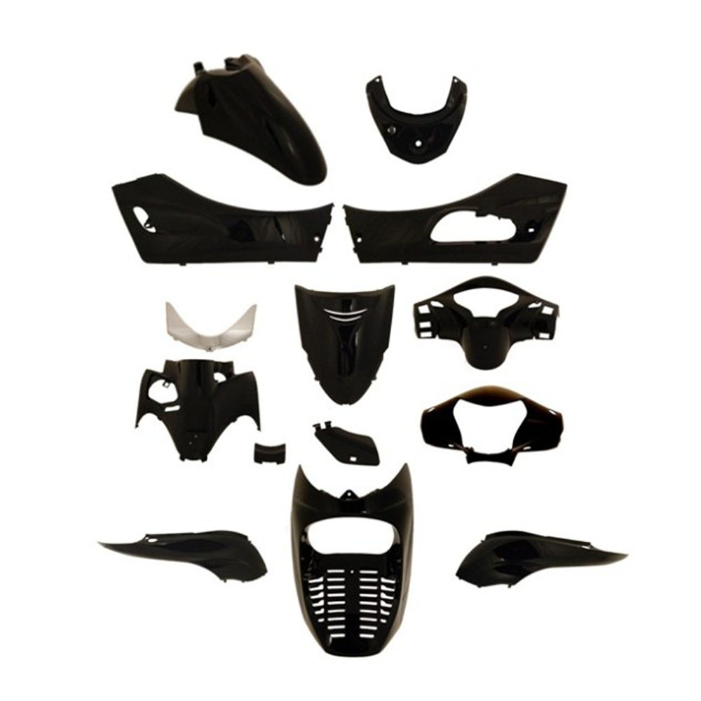 Kit carene stampate ad iniezione Nere per HONDA SH 300 2007-2010