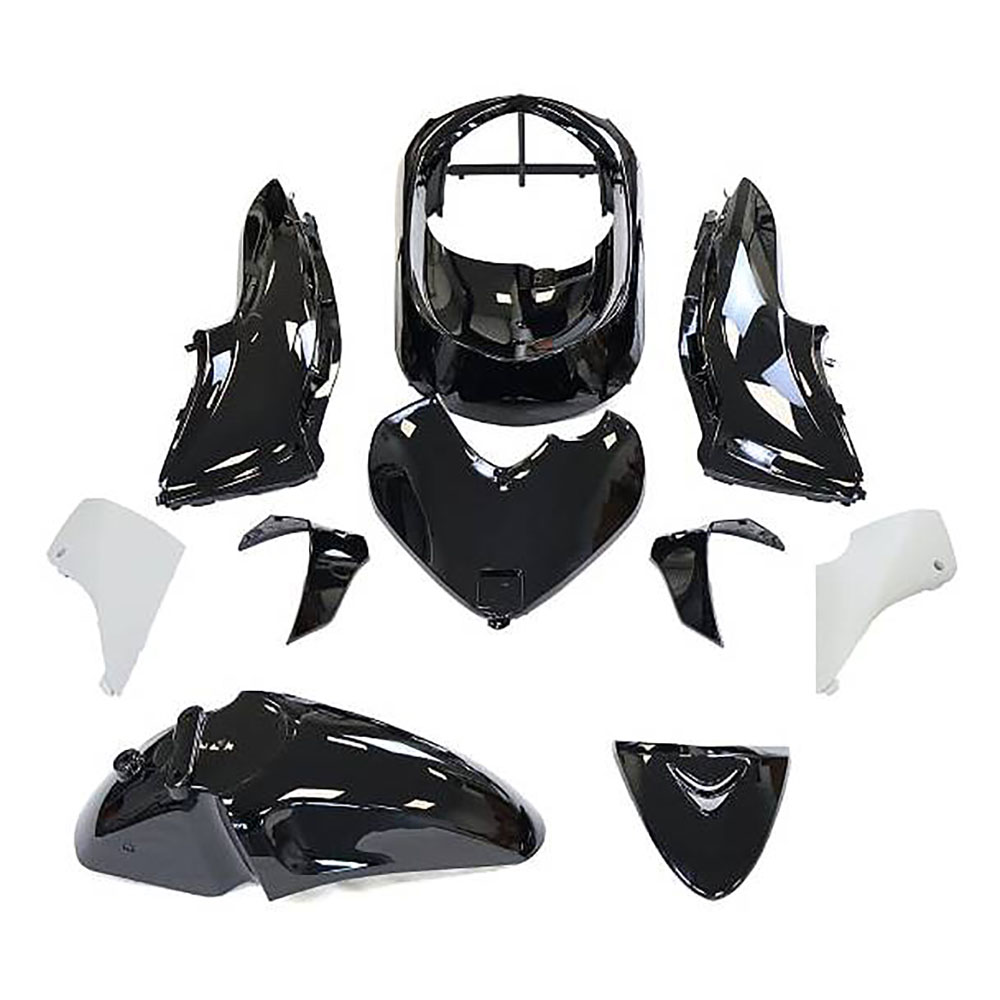 Kit carene stampate ad iniezione Nere per HONDA SH 125 2009-2012