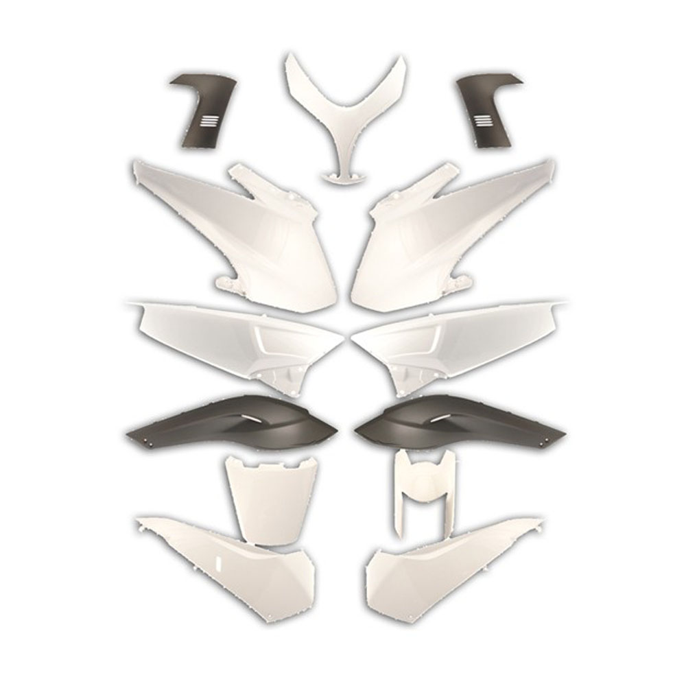 Kit carene stampate ad iniezione Bianche per YAMAHA T-MAX 500 2008-2011