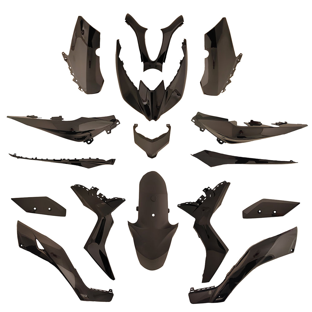 Kit carene stampate ad iniezione Nere per YAMAHA X-MAX 300 2017-2022