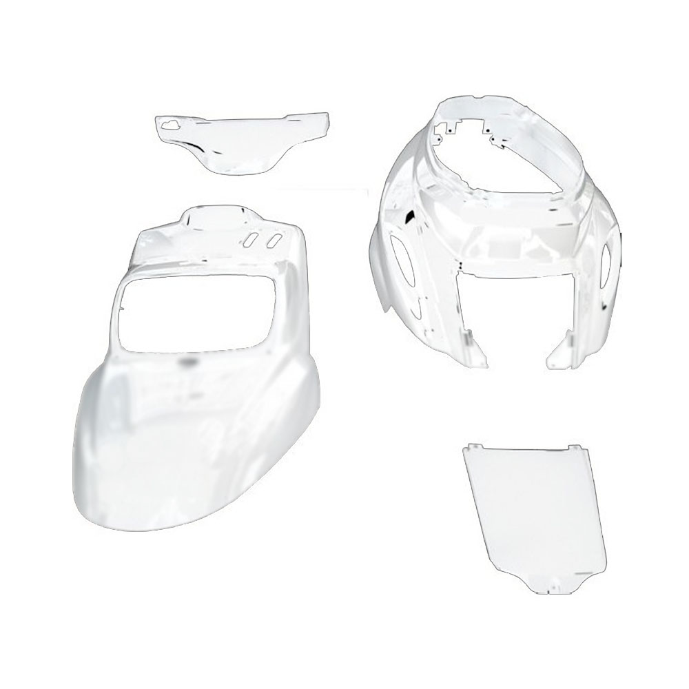 Kit carene stampate ad iniezione Bianche per YAMAHA BWS 50 2004