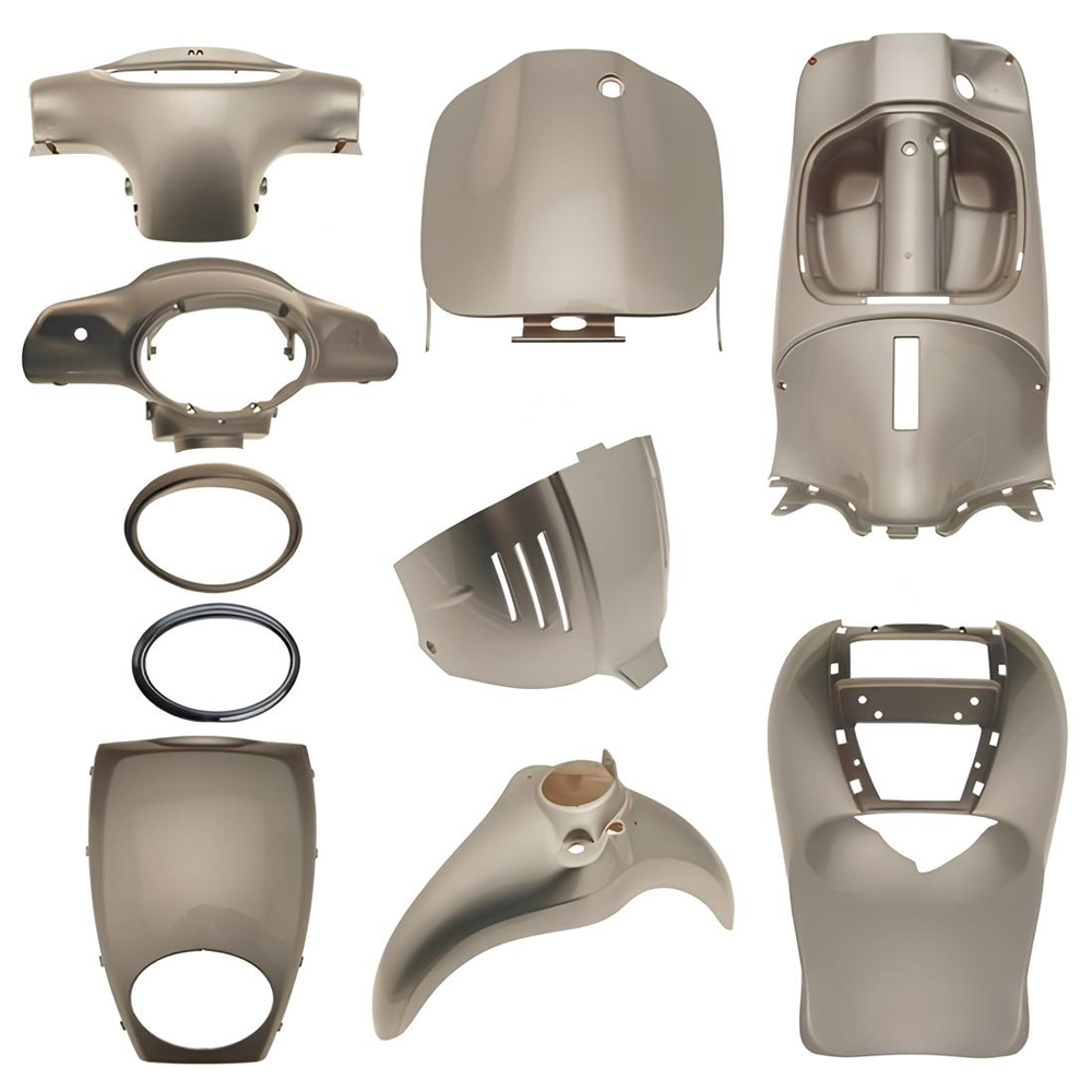 Kit carene stampate ad iniezione Grigie per APRILIA SCARABEO 50 2001-2012