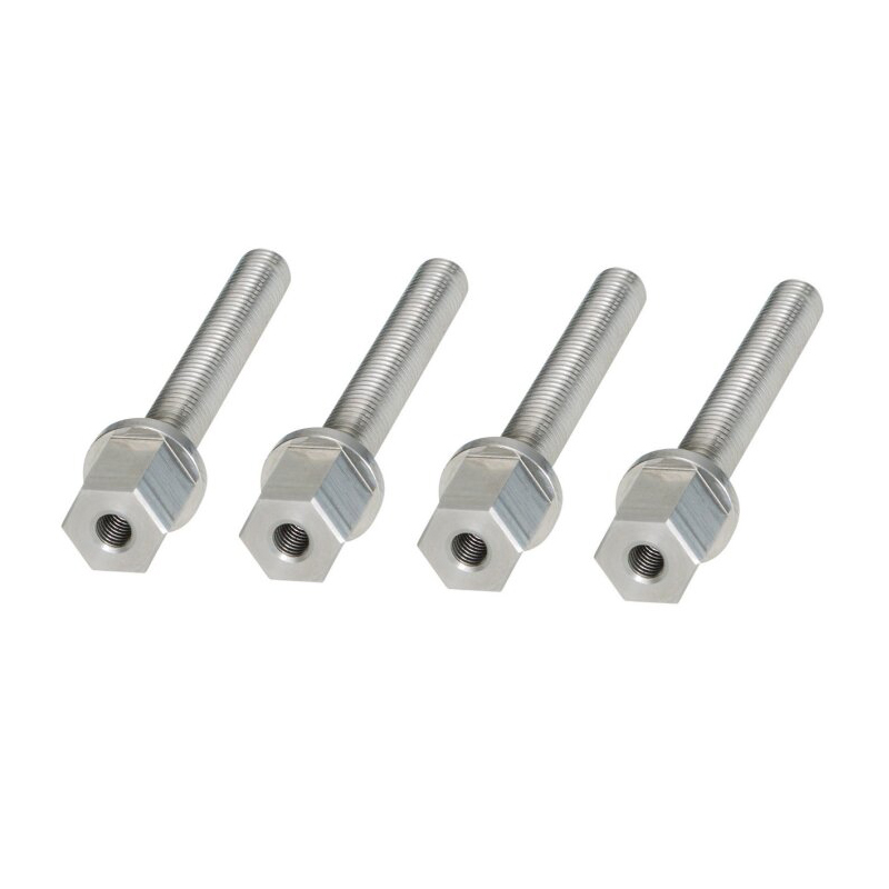 Set di 4 bulloni special M8x60 con attacchi M5 in testa