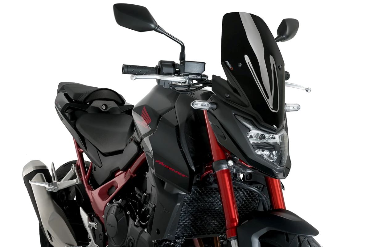 Cupolino Puig New Generation Touring Nero per HONDA CB 750 HORNET 2023-2024