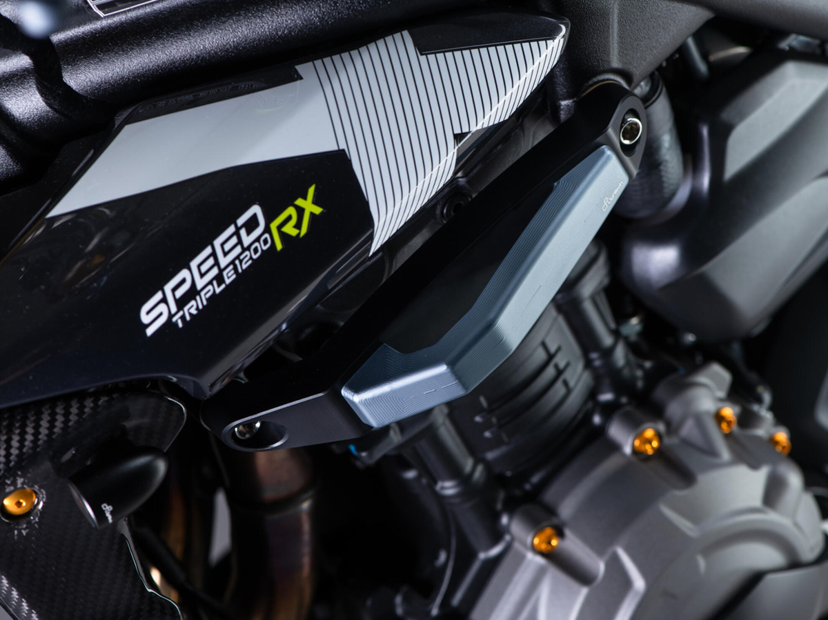 Kit Protezioni Telaio Grigie LighTech per TRIUMPH SPEED TRIPLE 1200 RX 2025