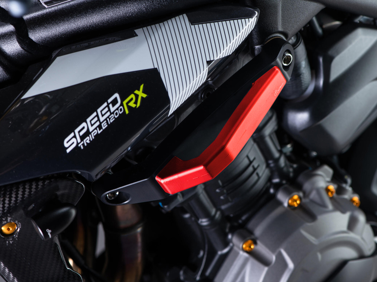 Kit Protezioni Telaio Rosse LighTech per TRIUMPH SPEED TRIPLE 1200 RX 2025