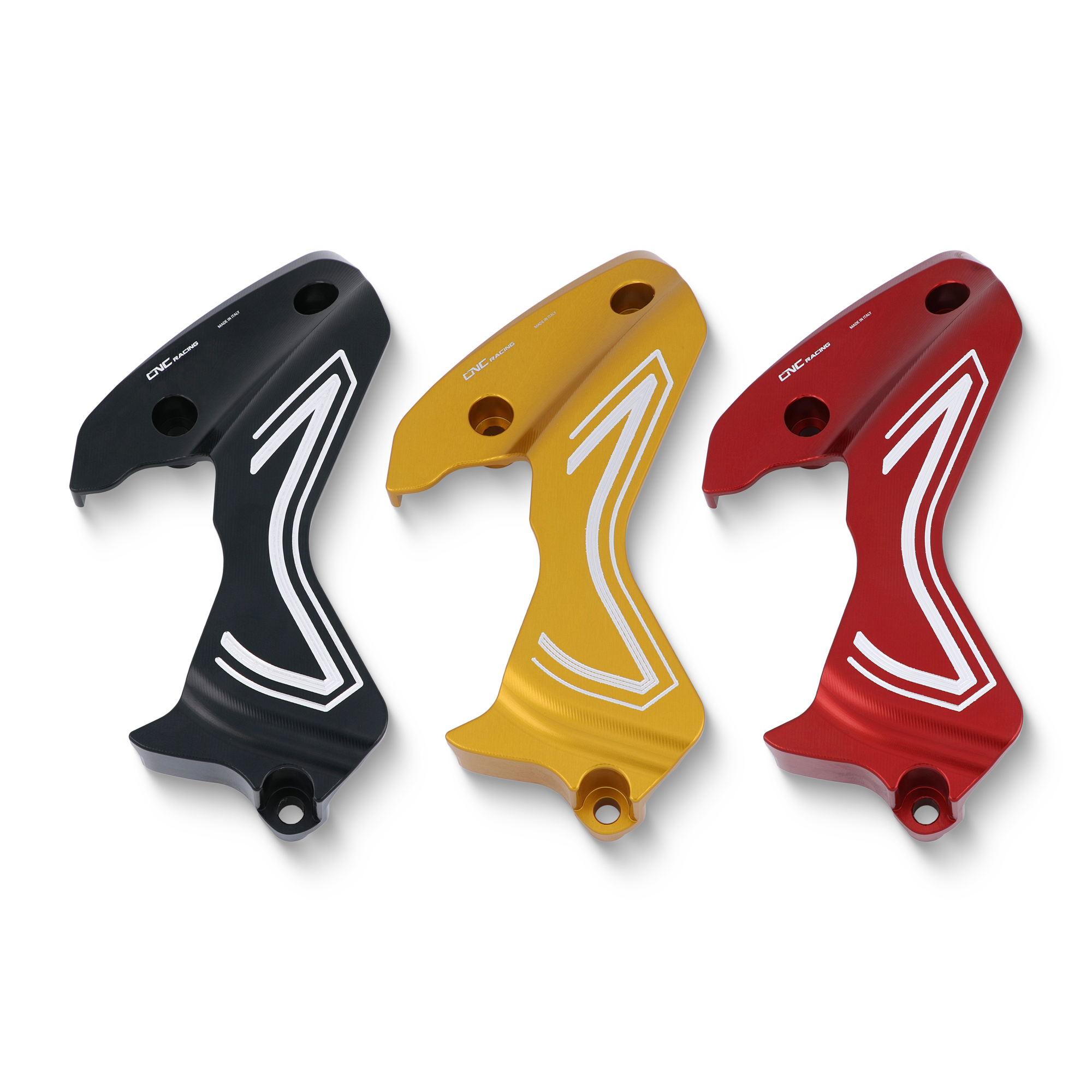 Copri pignone bicolor CNC Racing per DUCATI DESERT X 2022-2025