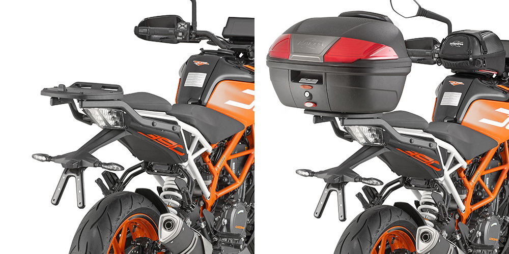 Attacco posteriore specifico per bauletto MONOLOCK per KTM 125 DUKE 2017-2023