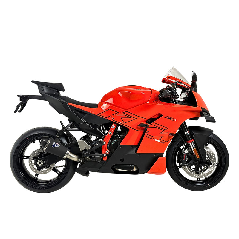 Kit Silenziatore Racing Termignoni Relevance in Acciaio Inox Nero con Tronchetto per KTM RC 990 2026