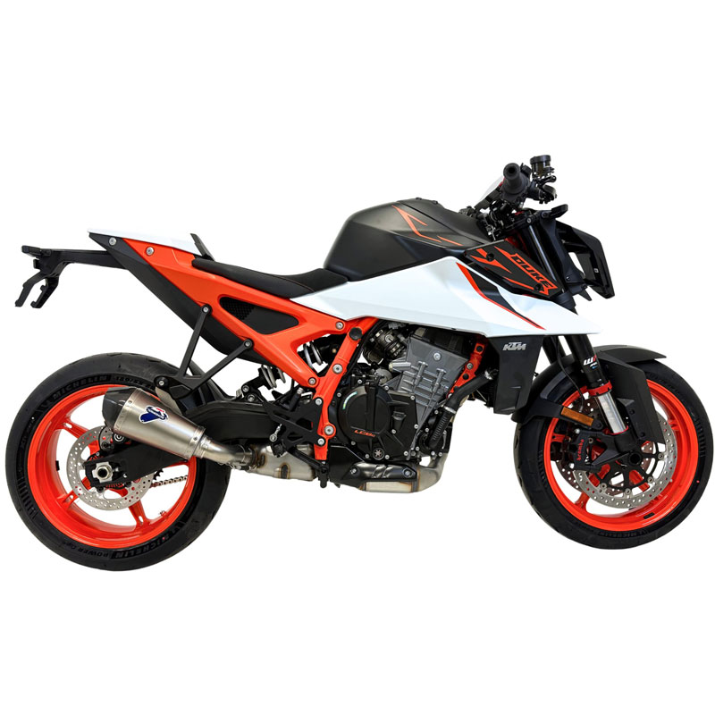Kit Silenziatore Racing Termignoni Relevance in Acciaio Inox con Tronchetto per KTM DUKE 990 2024-2026