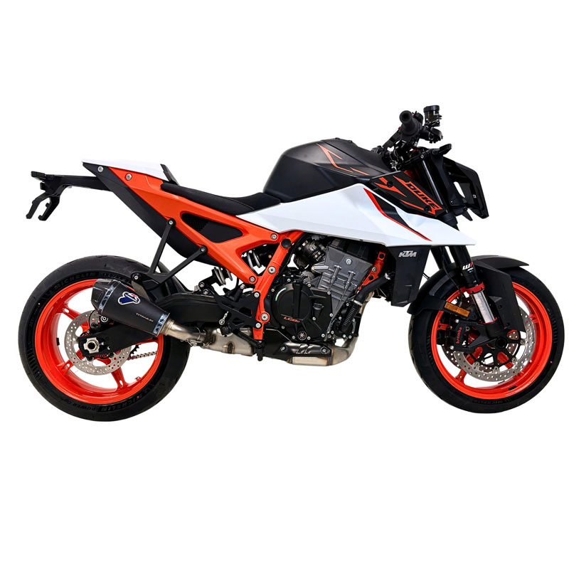 Kit Silenziatore Racing Termignoni HEB in Titanio Nero con Tronchetto per KTM DUKE 990 2024-2026