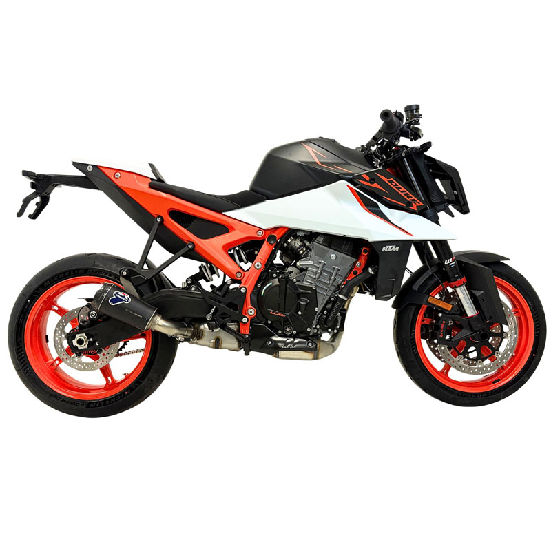 Kit Silenziatore Racing Termignoni GP2R in Titanio Nero con Tronchetto per KTM DUKE 990 2024-2026