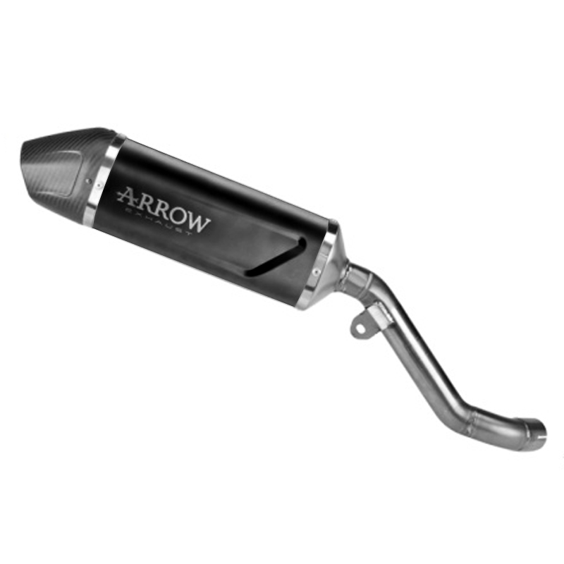 Terminale racing Arrow Indy-Race Evo Alluminio Dark fondello carbonio per KAWASAKI KLE 500 2026