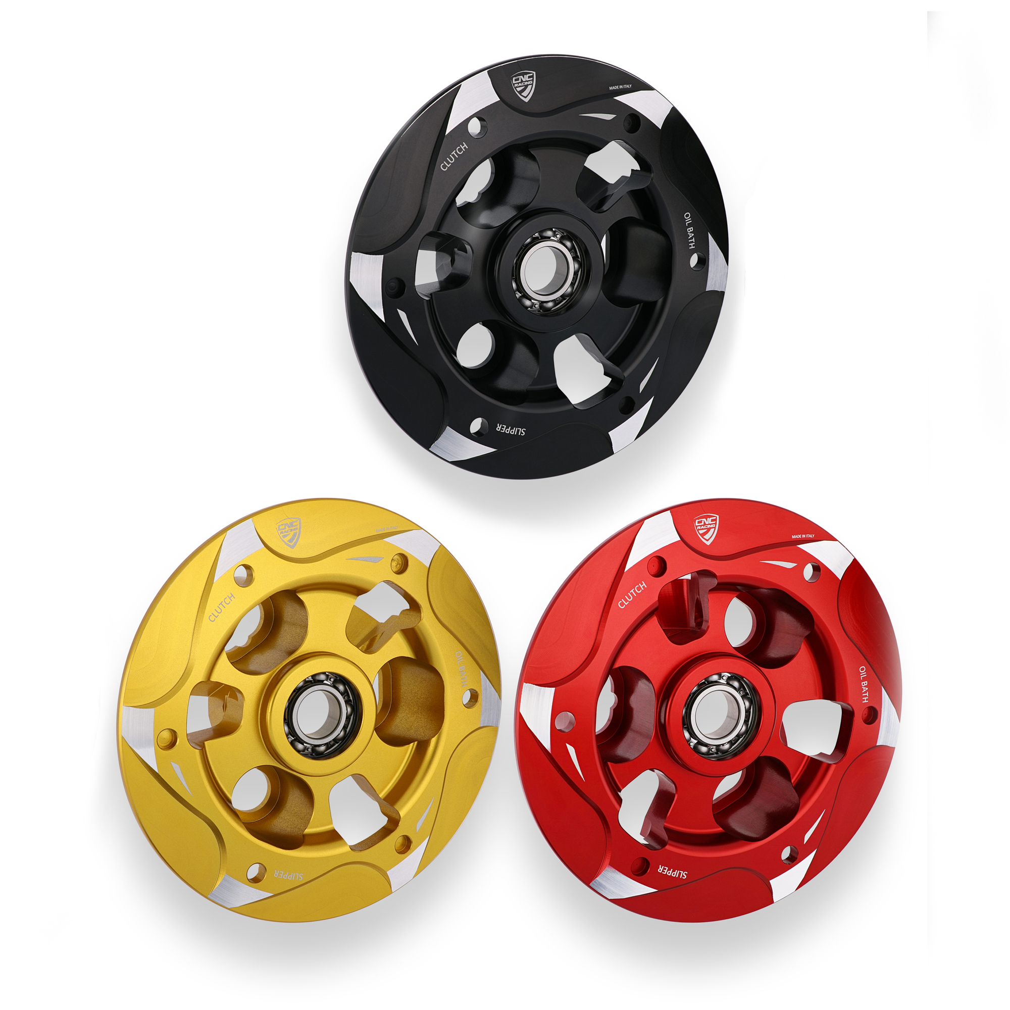 Piattello spingidisco frizione bicolor CNC Racing con cuscinetto per DUCATI MONSTER 1100 EVO 2011-2013