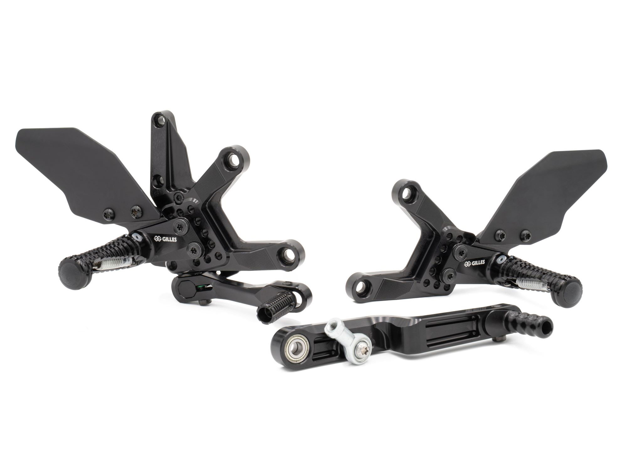 Gruppo Pedane Gilles Tooling AS31GT3 Nero per HONDA CB HORNET 1000 2025-2026