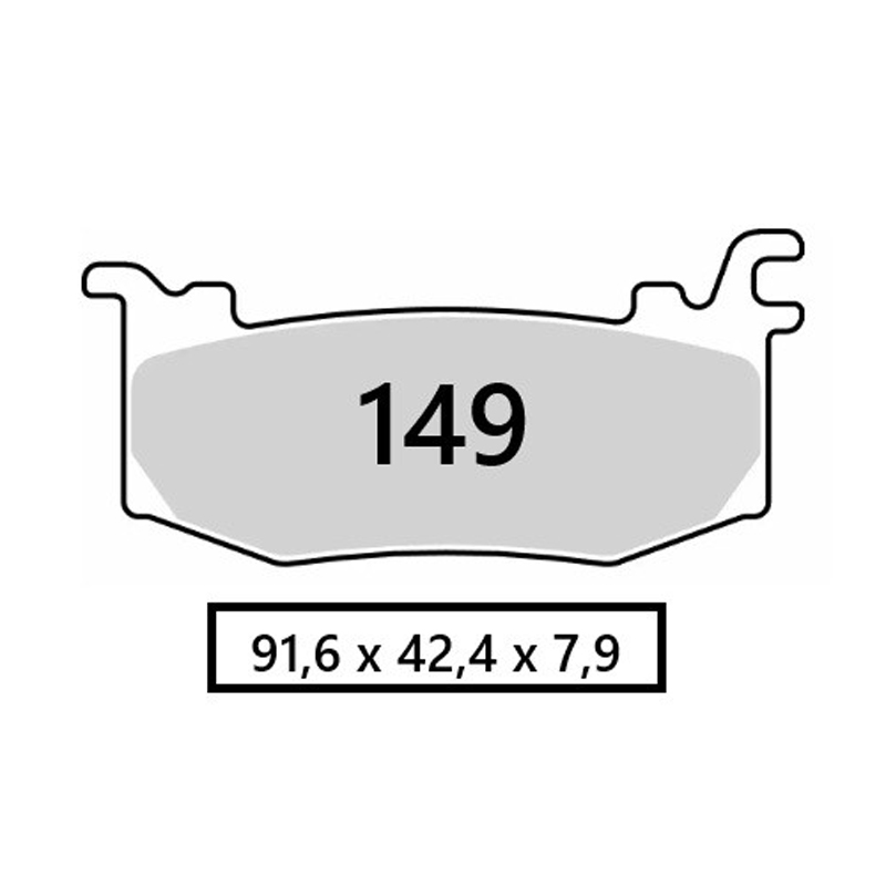 Pastiglie freno anteriori Brenta ceramiche per APRILIA RSV4 1100 /FACTORY 2025-2026