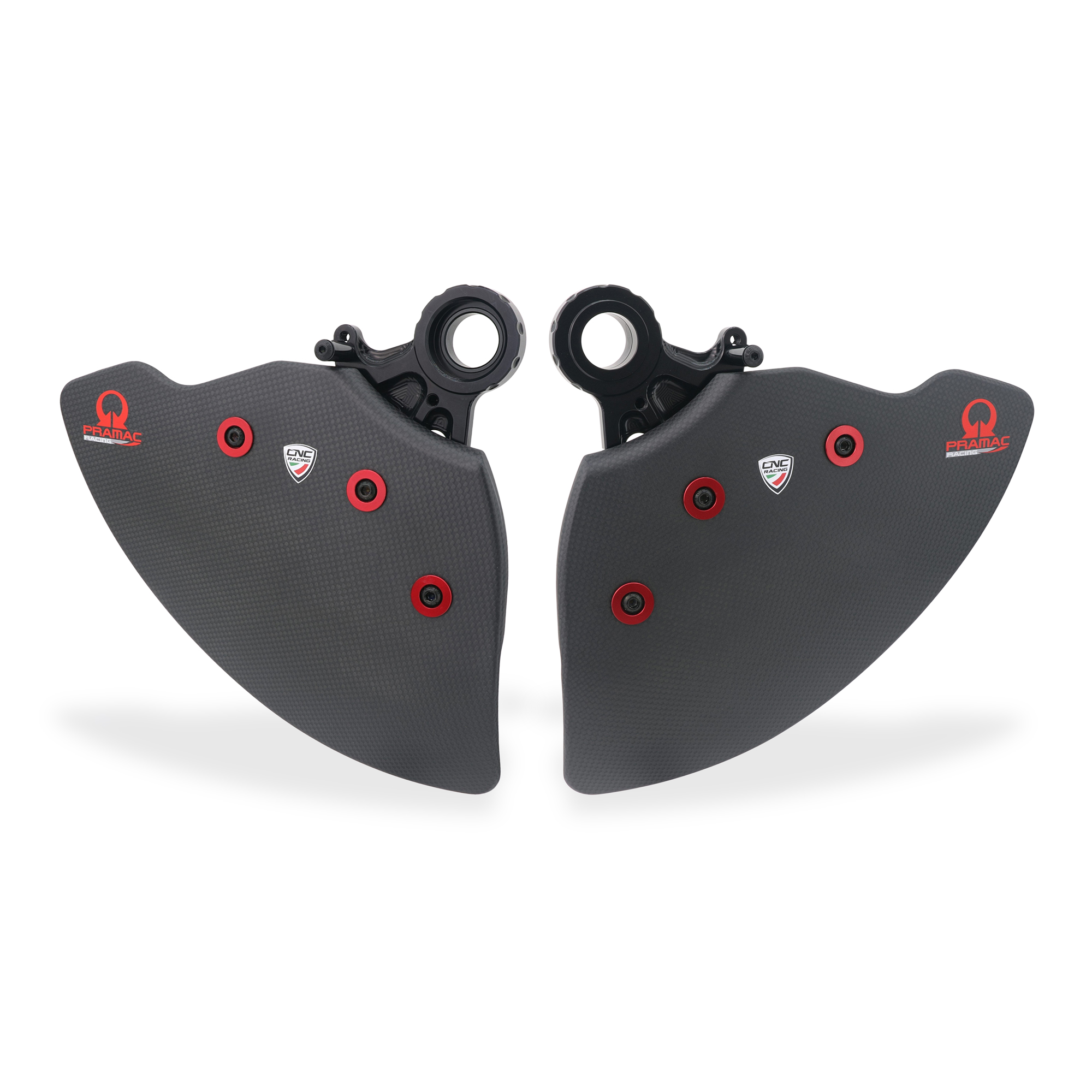 GP DUCTS EVO carbonio opaco - Sistema Raffreddamento Impianto Frenante Pramac Racing CNC Racing per DUCATI STREETFIGHTER V4 /S 2020-2024