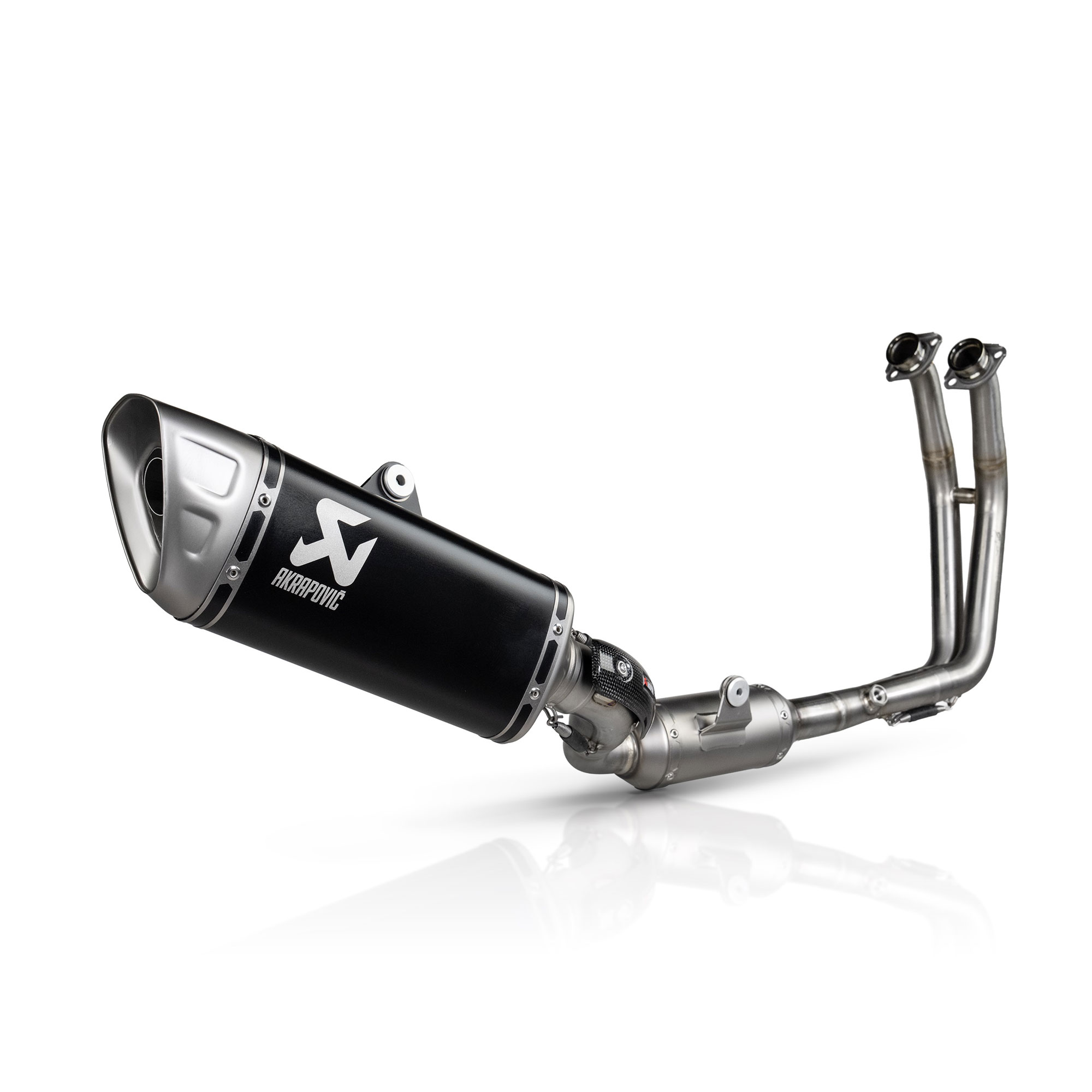 Scarico completo racing Acciaio Inox Akrapovic con silenziatore titanio nero per SUZUKI GSX-8S 2023-2026