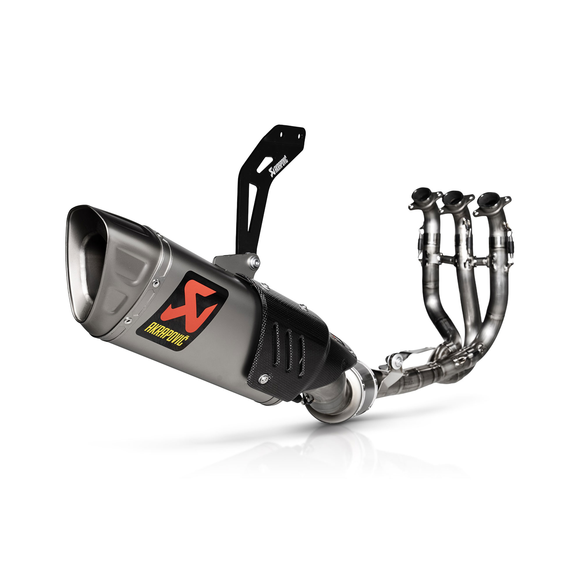 Scarico completo Akrapovic racing con silenziatore titanio per TRIUMPH DAYTONA 660 2024-2026