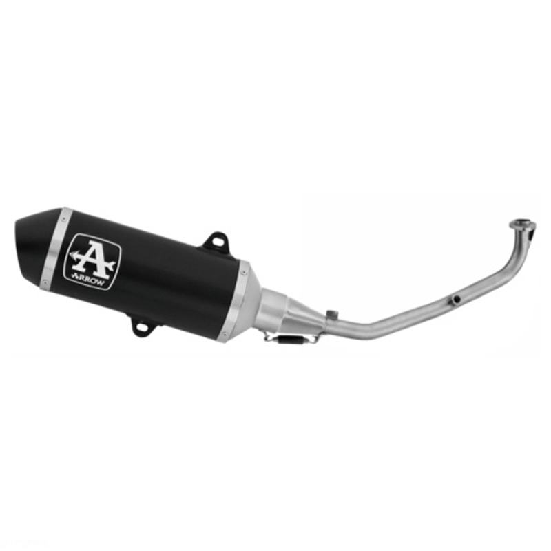 Scarico completo Arrow con terminale Urban racing Alluminio Dark fondello acciaio per YAMAHA N-MAX 125 2025-2026