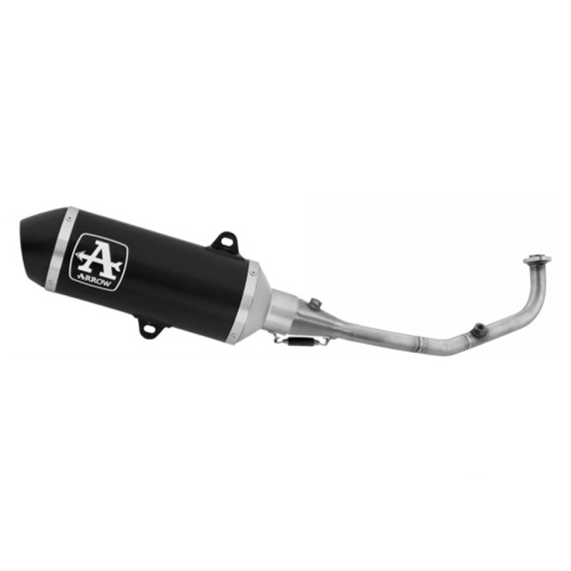 Scarico completo Arrow con terminale Urban racing Alluminio Dark fondello acciaio per YAMAHA X MAX 125 2025-2026
