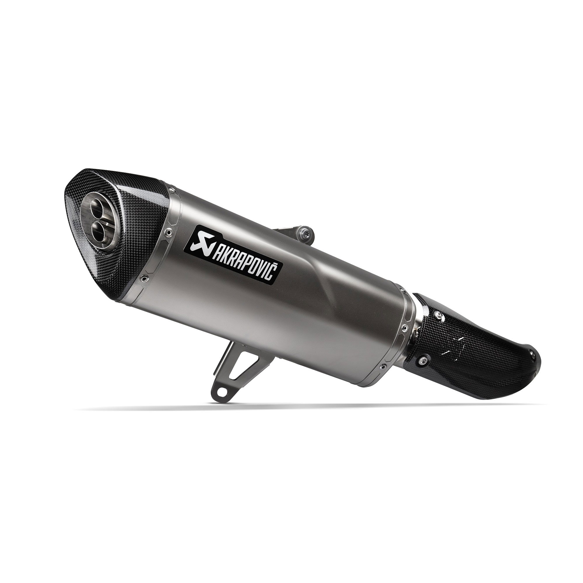 Silenziatore omologato Acciaio inox con fondello in carbonio linea scooter Akrapovic per YAMAHA X-MAX 300 2025-2026