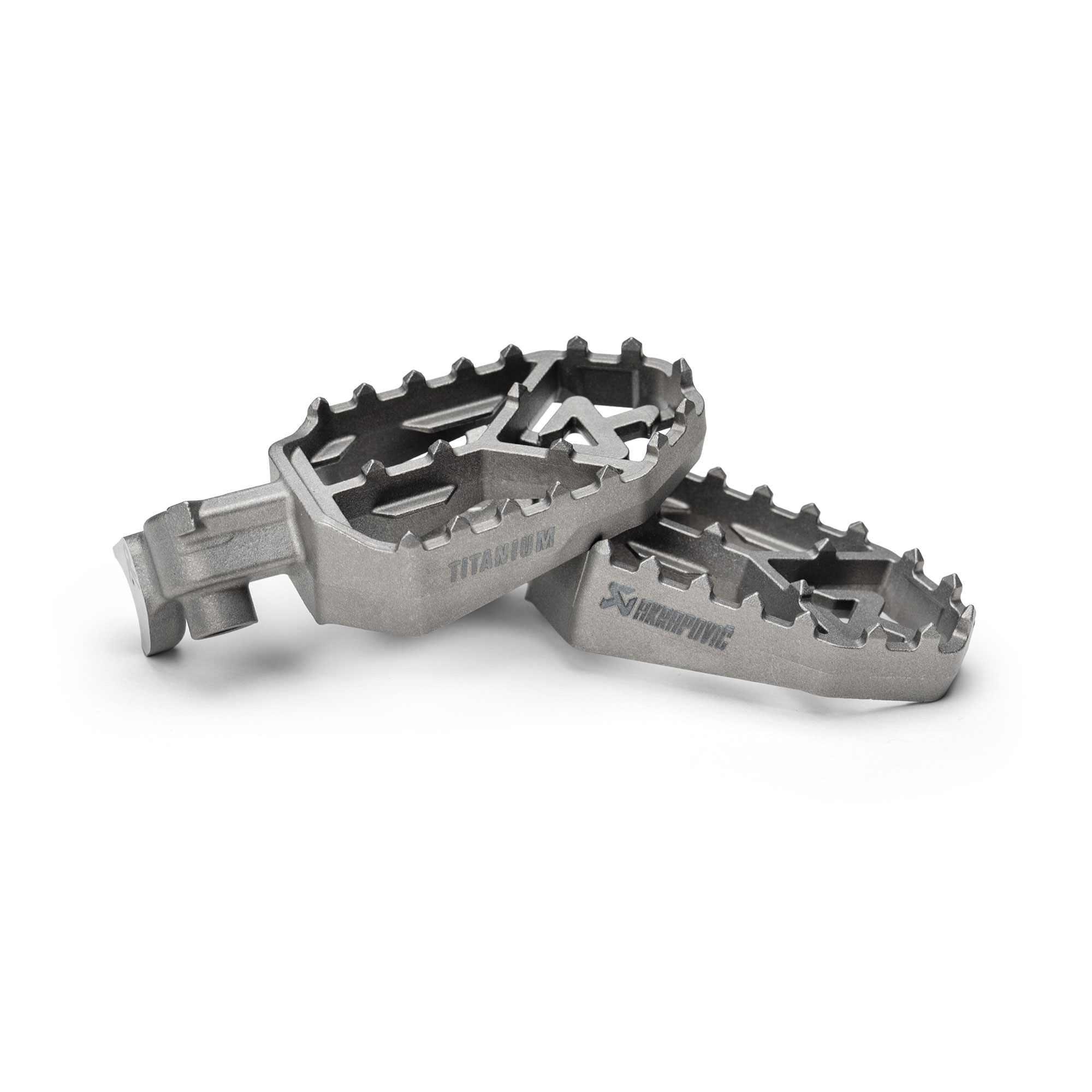 Set Pedane Adventure in Titanio Akrapovic per YAMAHA TENERE 700 2019-2025