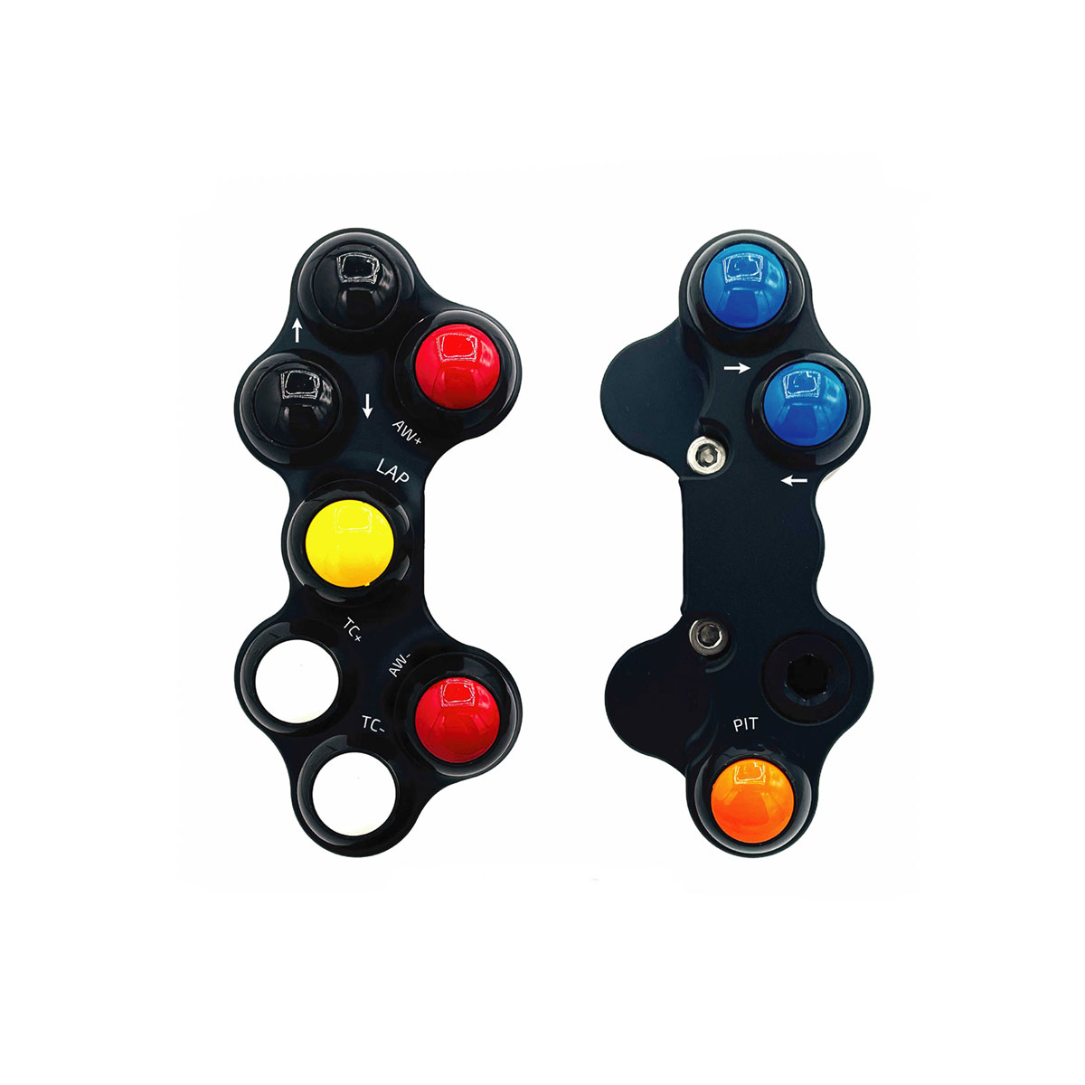 Pulsantiera Sinistra Reckless 10 Vie Montaggio a Manubrio per APRILIA RSV4 1100 /FACTORY 2021-2024