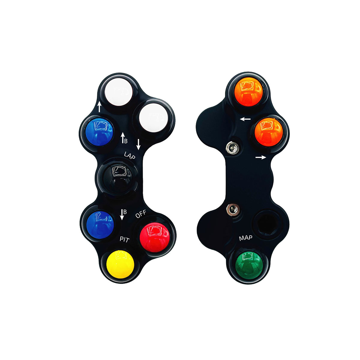 Pulsantiera Sinistra Reckless 10 Vie Montaggio a Manubrio per HONDA CBR 1000 RR-R 2020-2024