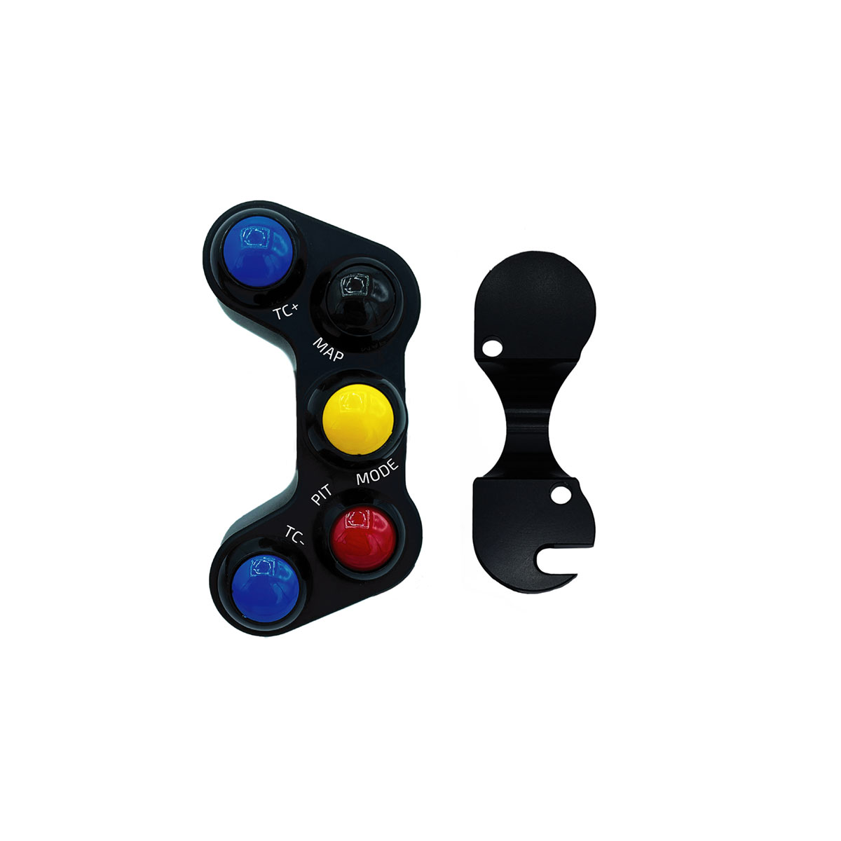 Pulsantiera Sinistra Reckless 5 Vie Montaggio con Braccialetto per Cablaggio GYTR PRO per YAMAHA YZF R1 2015-2024