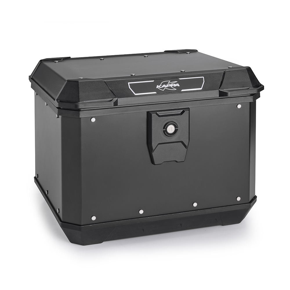 Bauletto Kappa K'METROBOX Alluminio Nero 50 lt