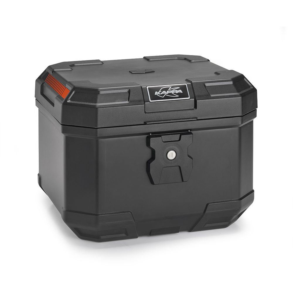 Bauletto Kappa Monolock System Nero Goffrato 37 lt