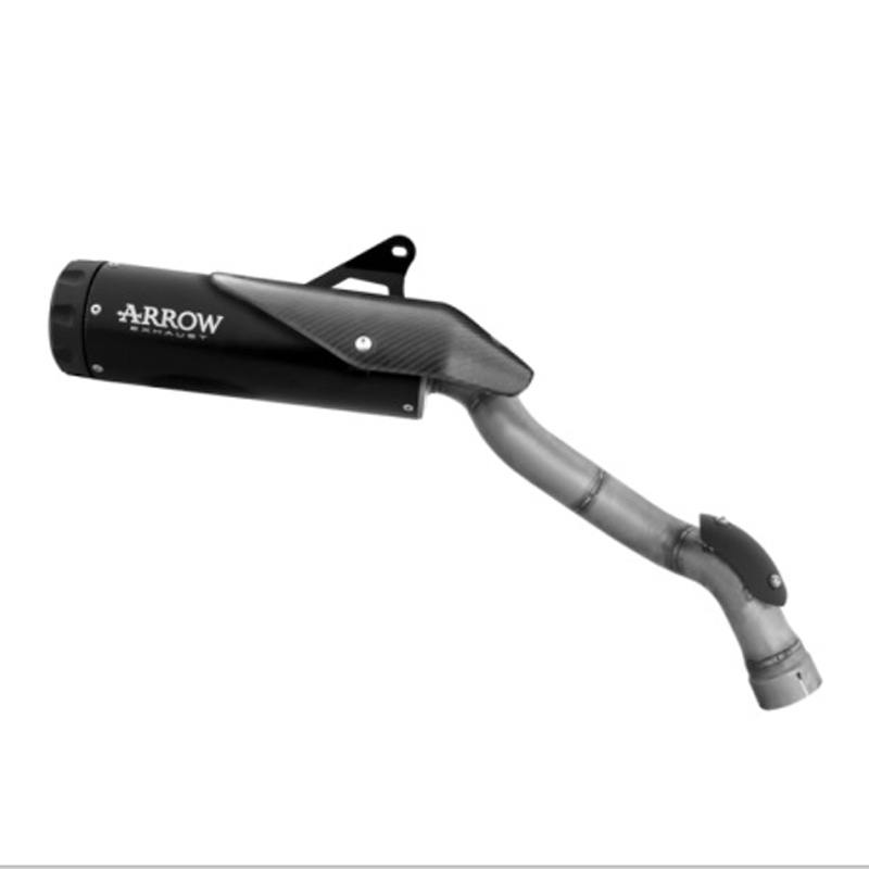 Terminale omologato Arrow Rebel Nichrom Dark fondello carbonio per HONDA CL 500 2025-2026